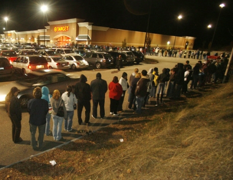 Black Friday crowd